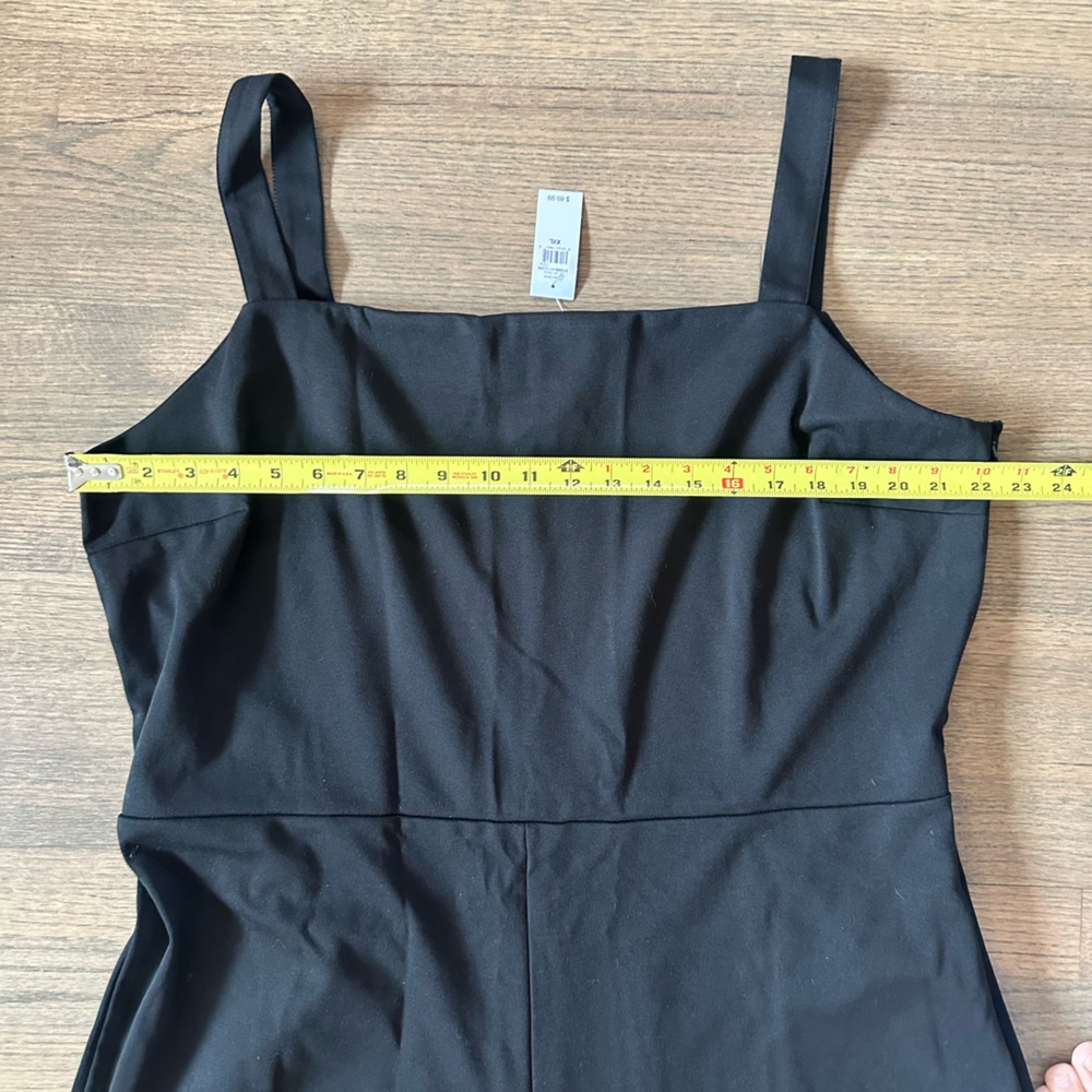 NEW Gap Ponte Square Neck Knit Jumpsuit-Size XXL-Black - Picture 13 of 13